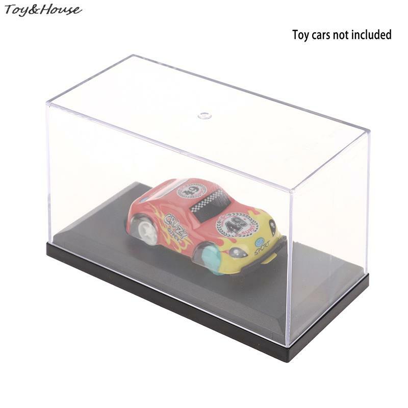 Mini Car Model Display Box, estojo protetor transparente, poeira acrílica capa dura, suporte de armazenamento, inovador e prático, 1:64