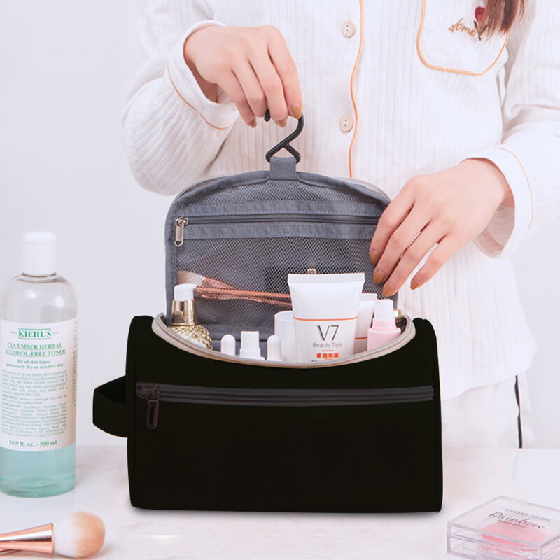 Rits Man Vrouwen Waterdichte Make-Up Tas Cosmetische Tas Beauty Case Make Up Organizer Toilettas Kits Opslag Reizen Wassen Pouch