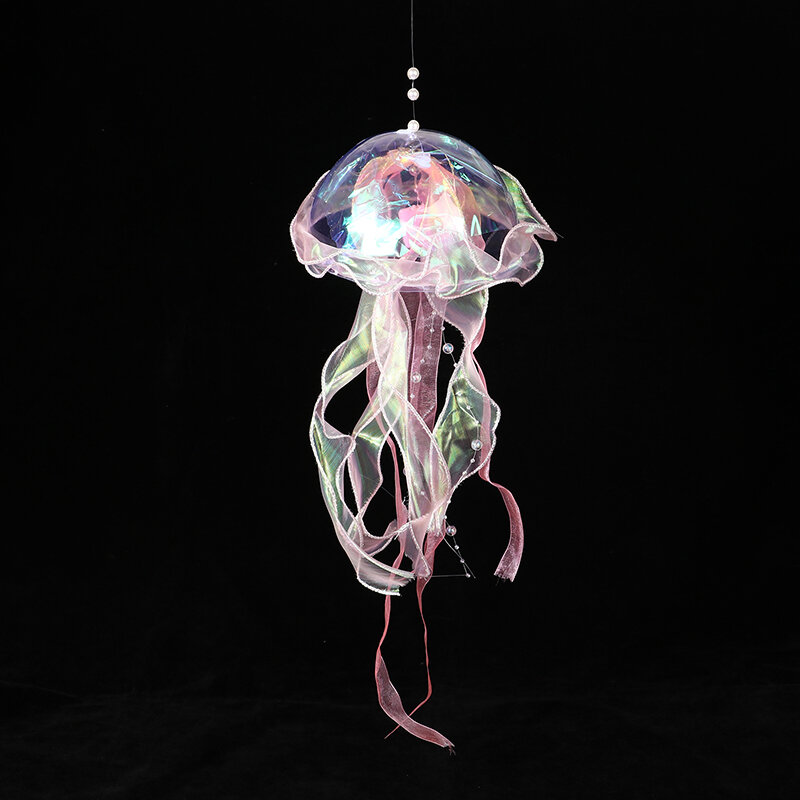 Medusa lanterna para quarto, luz noturna, lâmpada para atmosfera, sob o mar, decoração de festa, decoração do lar, cor