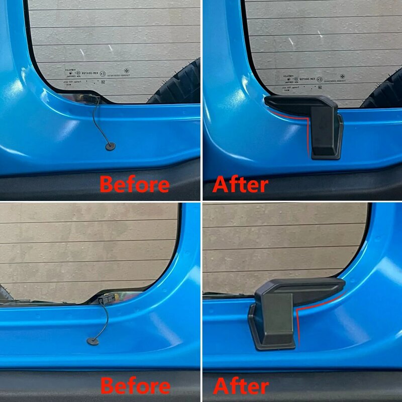 2x pelindung kawat pemanas kaca depan belakang Trim penutup Demister untuk Aksesori Interior mobil Suzuki Jimny Sierra JB64 JB74 2007-2022