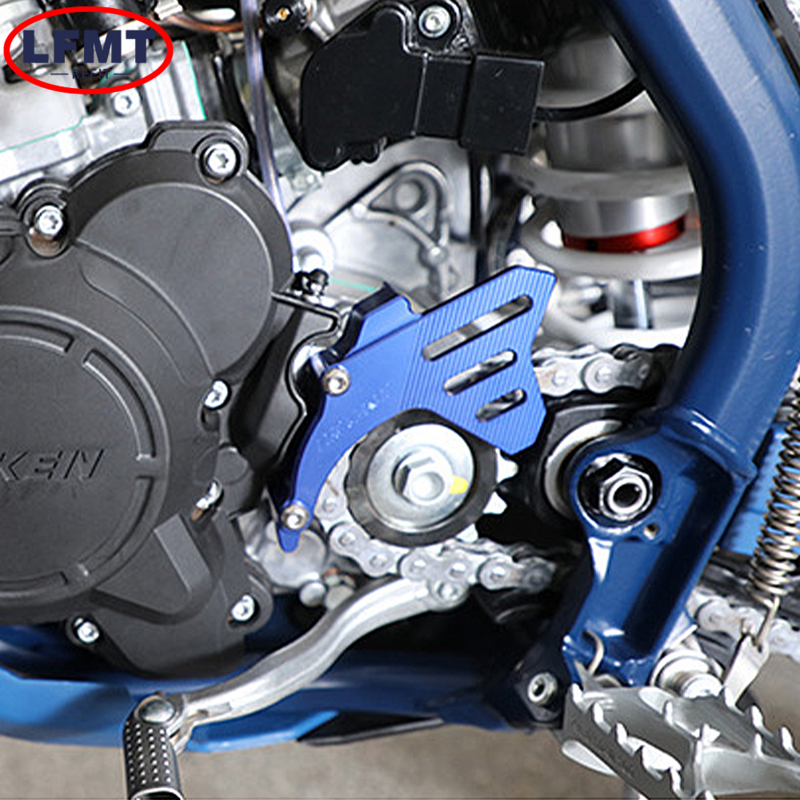 Moto CNC anteriore pignone copertura custodia salvaschermo protezione catena per Husqvarna TC TE TX per KTM EXC SX SXF XCW XCF 2016-2022