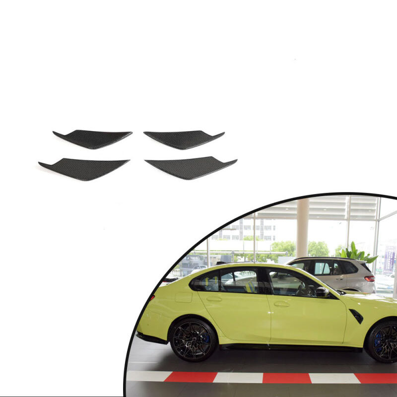 Parachoques delantero de fibra de carbono para coche, accesorio de pato para BMW Serie 3 y 4, G80, M3, G82, G83, M4, 2D, 4 puertas, 2021-2022