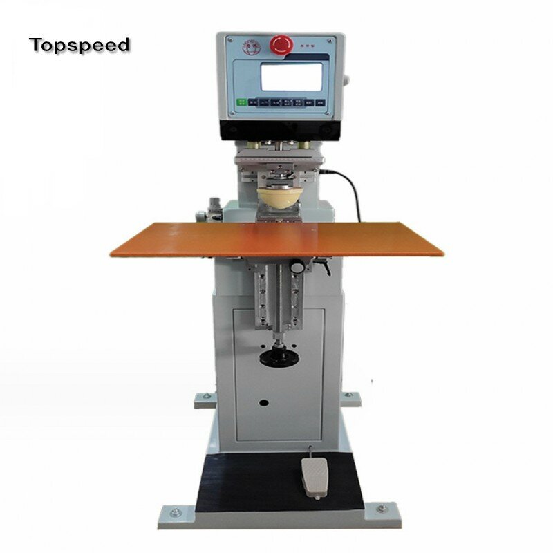 Pneumatic Pad Printing Machine, Adequado para Tecidos, Impressão de pano, 1 Cor