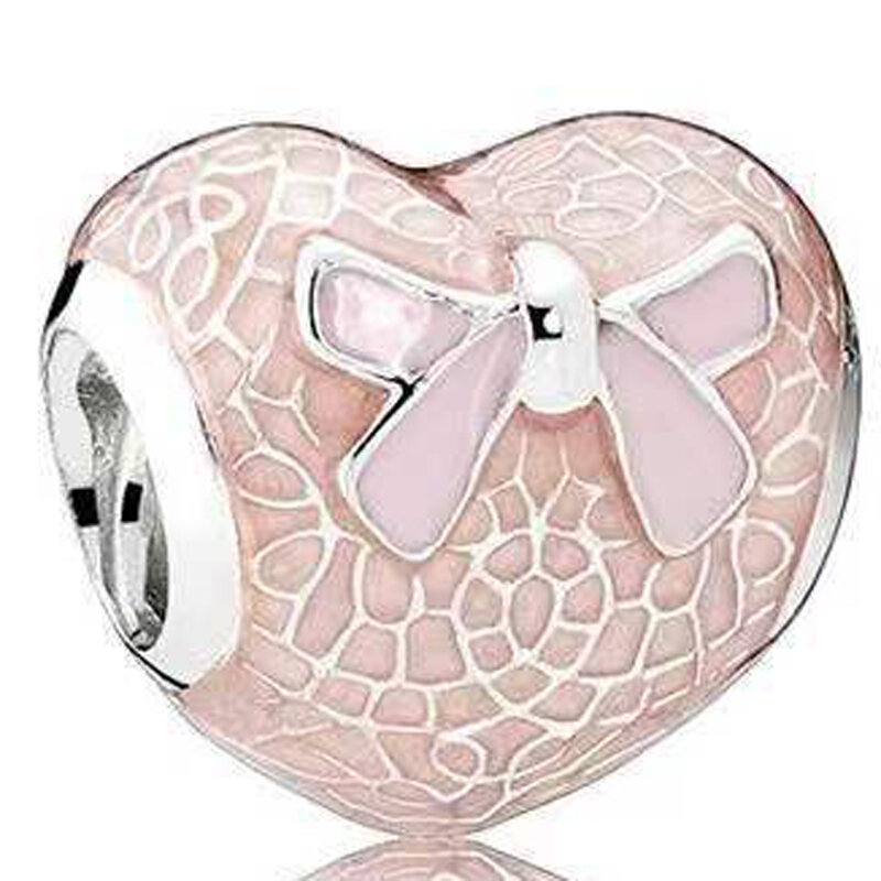 New Original Fashion Mother's Day Ladybug Headphones Lotus Bike Pendant for Original Pandora Women's Jewelry Gifts