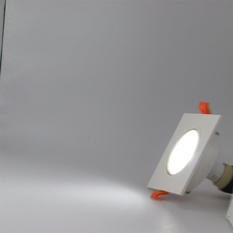 Globo ocular LED de 2 colores, foco empotrado blanco y negro, 6W, 2 años de garantía