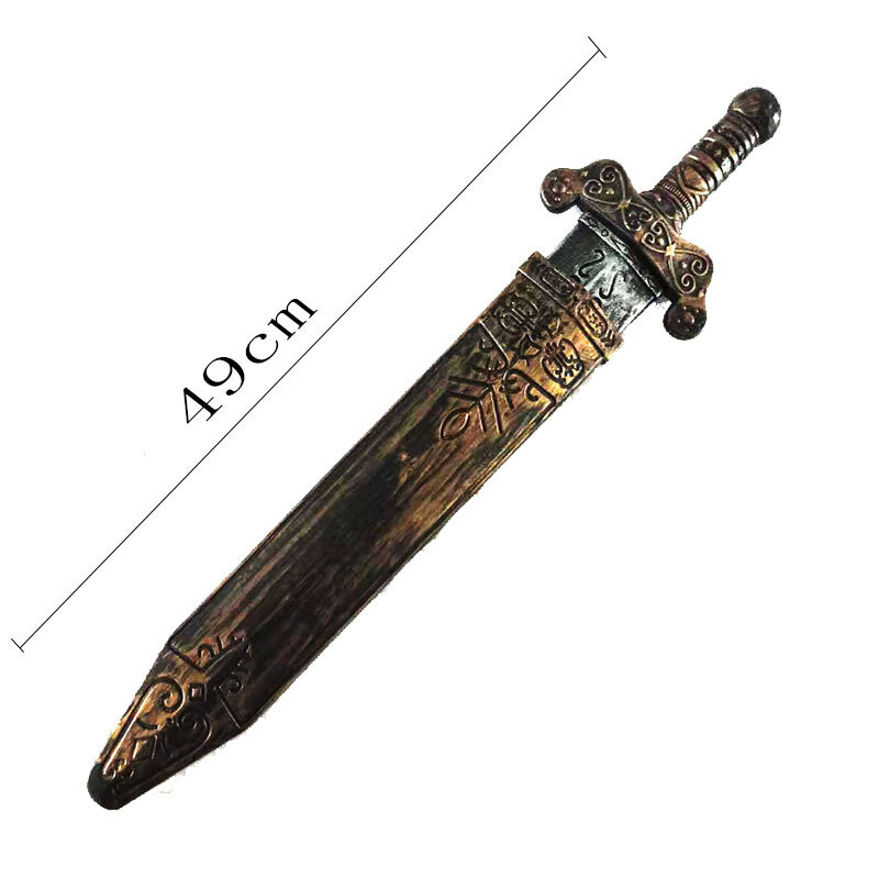 Espada romana de Guerrero romano, conjunto de Cosplay, accesorios de rendimiento, decoraciones, regalo para niños