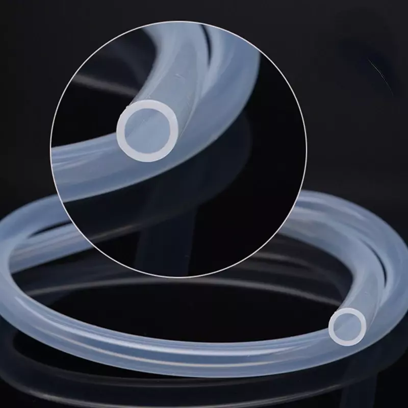 1M / 5M 10M Food Grade Klar Transparent Silikon Gummi Schlauch 4 5 6 7 8 9 10 11 12 14 16 mm Heraus Durchmesser Flexible Silikon Rohr