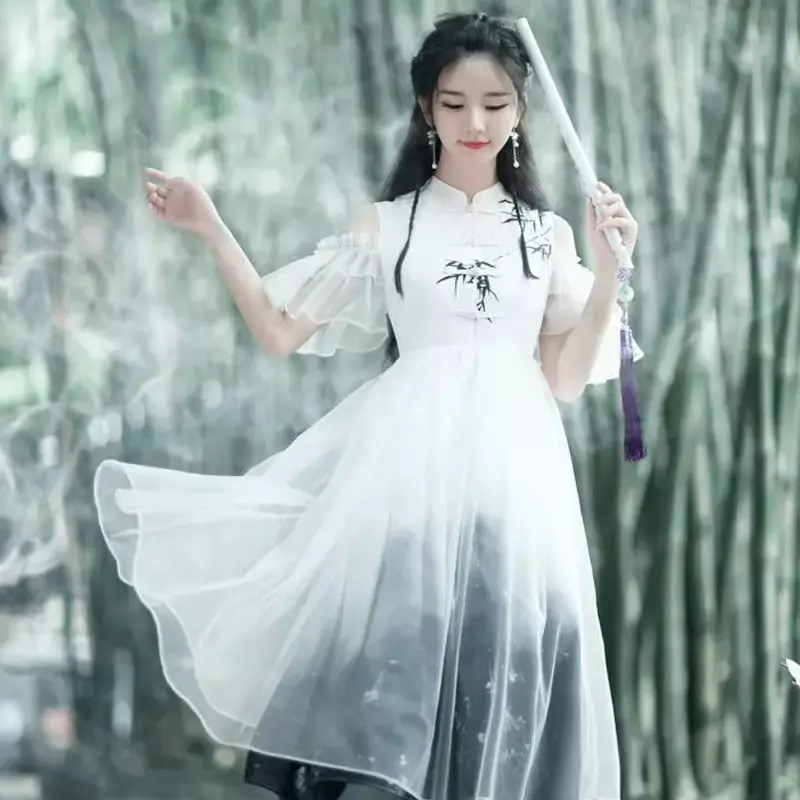 New Traditional Fairy Hanfu For Women Dress Dance Costume abbigliamento Tang Dynasty Costume antico stile cinese adorabile