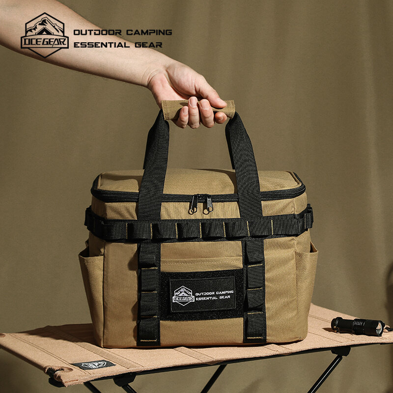 OCEGEAR Outdoor Camping Storage Bag Large Capacity Luggage Bag Gas Canister Picnic Cookware Utensils Kit Handbag Organizer
