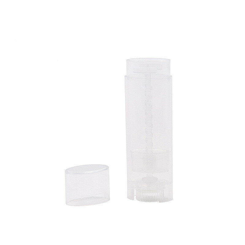 Contenedores de tubo de bálsamo labial vacíos redondos ovalados, caja de desodorante, frasco de botella DIY, 5 g/ml, 15g