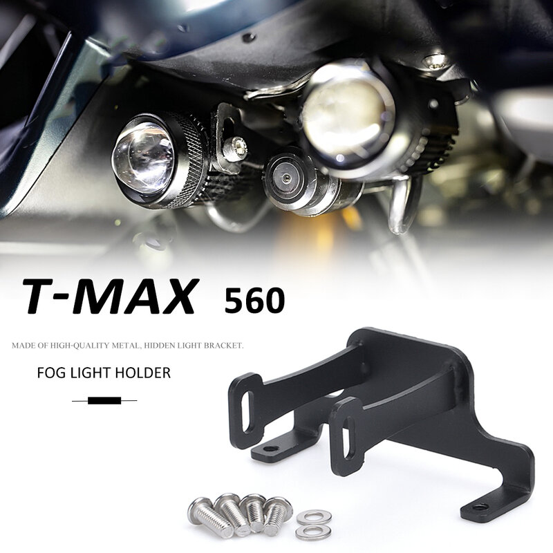 New Motorcycle Auxiliary Light Backet Mount Holder Fog Lamp Bracket For Yamaha T-MAX 560 T-MAX560 TMAX 560 TMAX560 2022 2023