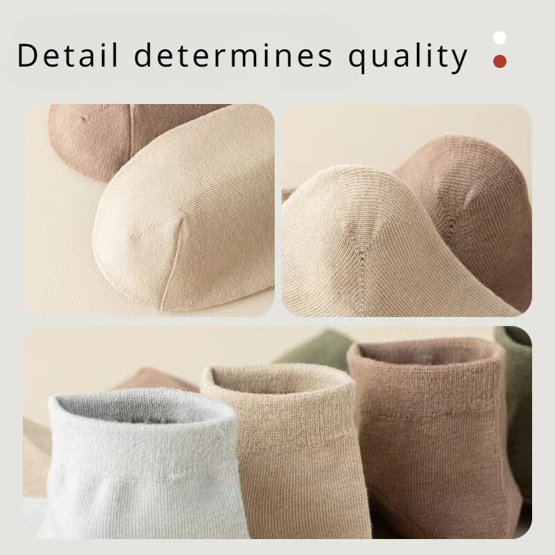 Men's and women's boat socks invisible low cut silicone non-slip summer no display ankle socks solid color casual breathable