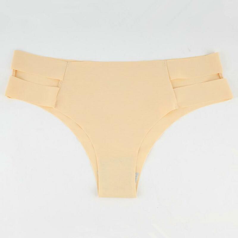 Seamless Panties Seamless Hollow Out Women's Underpants Low Waist Butt-lifted Moisture-wicking Lady Panties for Soft Breathable