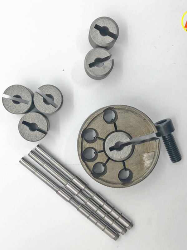 Juego de Herramientas de molienda de varilla de válvula de inyector de riel común, puede cambiar el diámetro para Denso Bosch