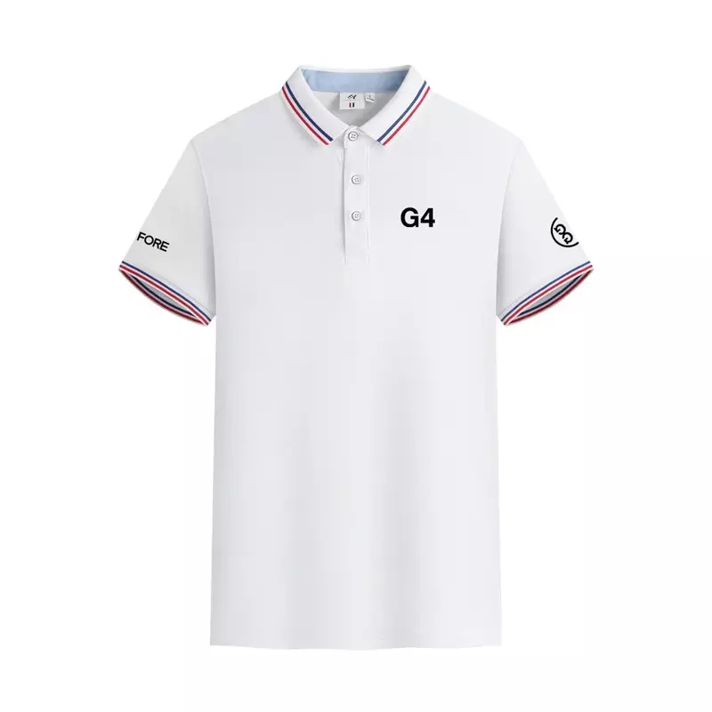 Golf G4 Men's Casual T-shirt Korean Luxury Clothing Men's Golf Clothing 2024 Summer New Golf FORET T-shirt Sports Polo Top