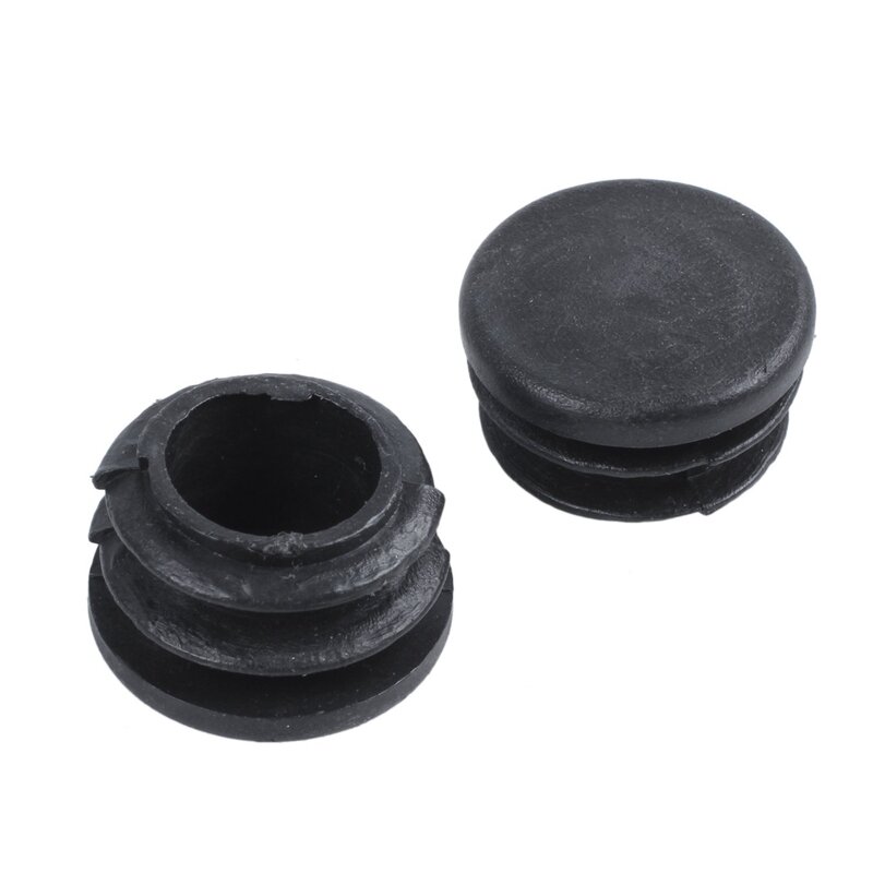 HOT-Plastik Topi Bulat Meja Kursi Kaki Ribbed Tabung Insert 22Mm Diameter 50 Pcs