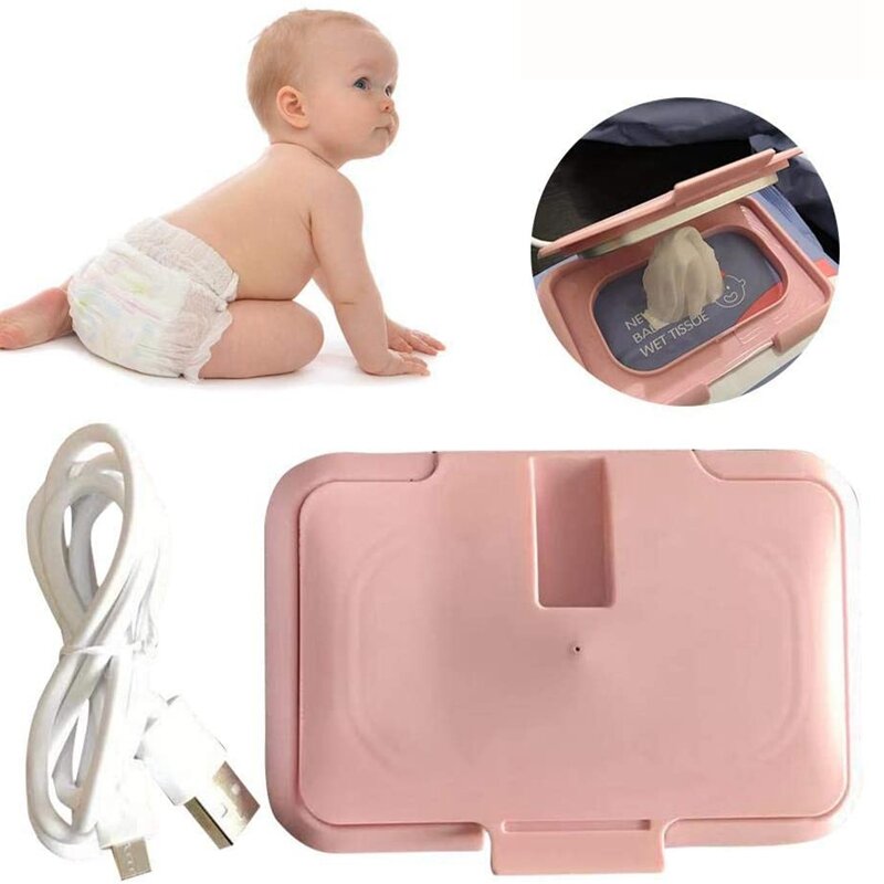 Tisu pemanas bayi portabel, termostat tisu bayi, penghangat tamasya rumah