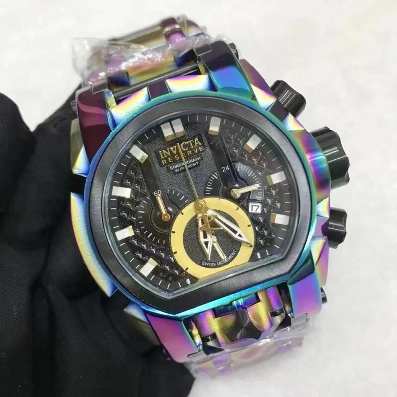 Unjet-Montre-bracelet chronographe de luxe pour homme, montre invisible, fonction 100%, livraison directe