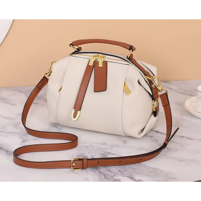 Bag Shoulder One Genuine Leather High-End Top Layer Cowhide For Women Casual High-Quality Messenger Versatile Luxury Crossbody