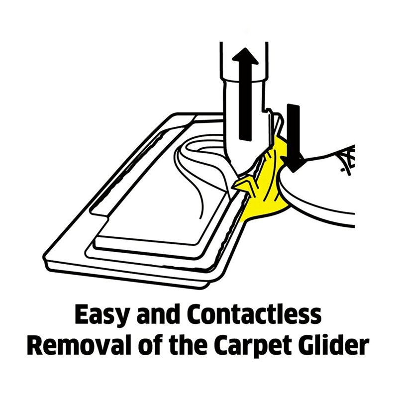 Cocok untuk Karcher SC1 SC2 SC3 SC4 SC5 Series karpet mengepul bingkai karpet Glider Easyfix 2.863-269.0