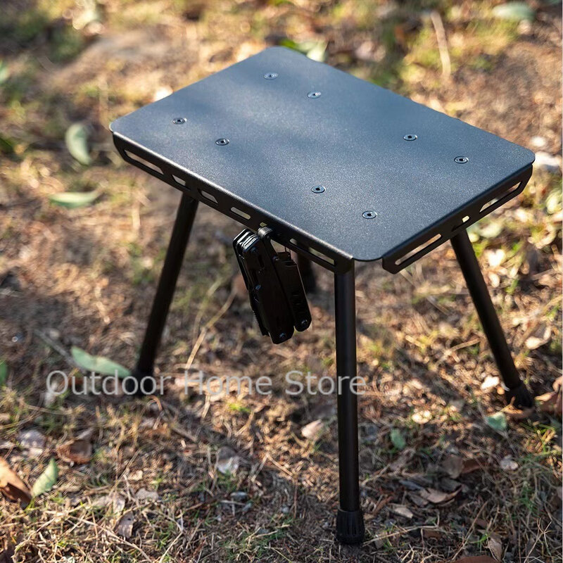 Składane krzesło kempingowe ze stopu aluminium Ultralekki stołek kucyk Przenośny grill Wędkarstwo Plaża Krzesła taktyczne Mini stołek obozowy Nowość