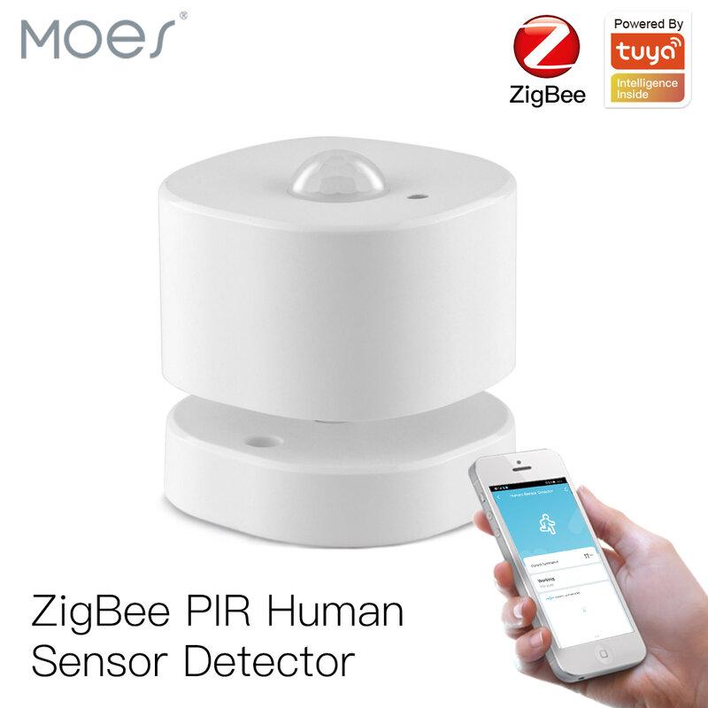ZigBee PIR 모션 센서 인체 센서 감지기, 스마트 라이프, 투야 앱 제어, 지능형 연결, 스마트 홈 경보 시스템