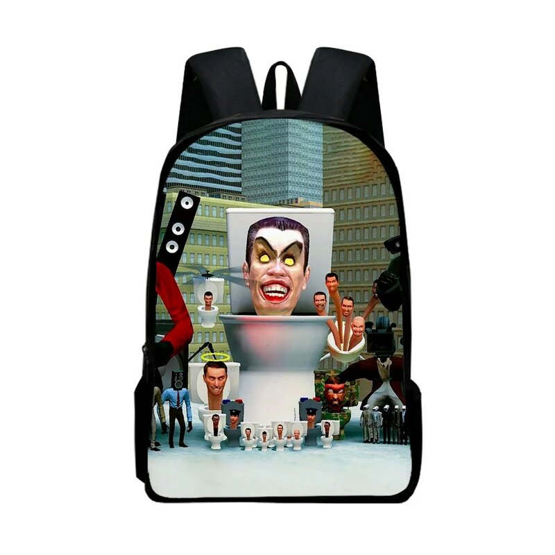 Plecak 2023 nowy plecak szkolny Skibidi plecak dla dorosłych torby dla dzieci Unisex plecak plecak dla dzieci w stylu Harajuku