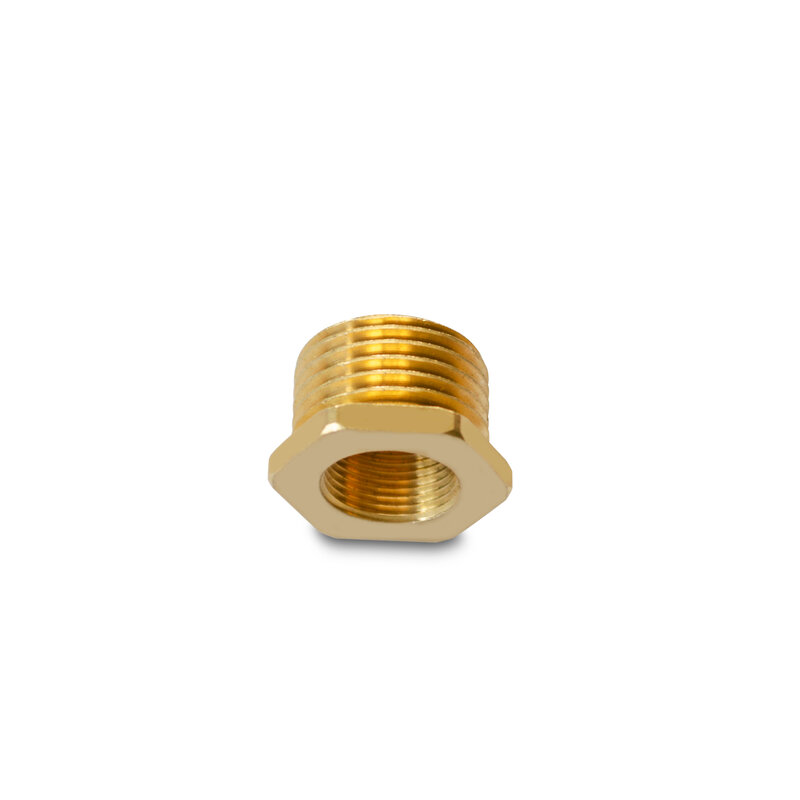 G1/2 to G3/8, 9/16-24 UNEF, 1/2 NPT Reducer Pipe Fittings Brass or Stainless Steel Threaded Water Hose Adapter Male Female