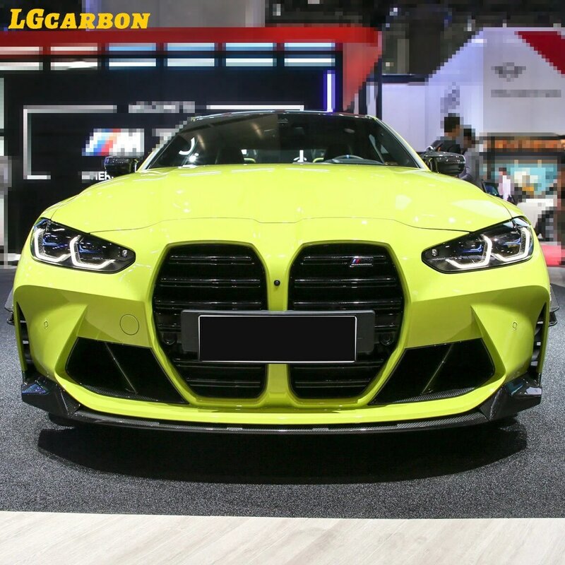 LGcarbon-alerón delantero de fibra de carbono seco para BMW, kit de carrocería, divisor de parachoques, para BMW Serie 3, serie 4, G80, G82, G83, M3, M4, 2021 +