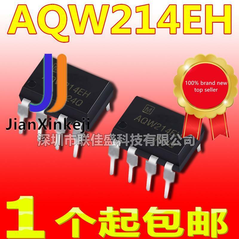 10 stücke 100% orginal neue auf lager AQW214EH AQW214 DIP-8 optokoppler relais isolator