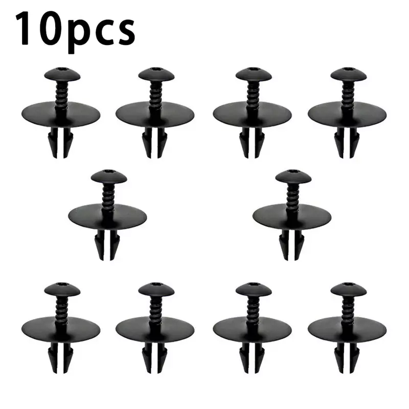 Moulding Clips Side Skirt Retainer Rocker A0019900192 Black Cover Fastener For Mercedes Replacement 10Pcs Durable