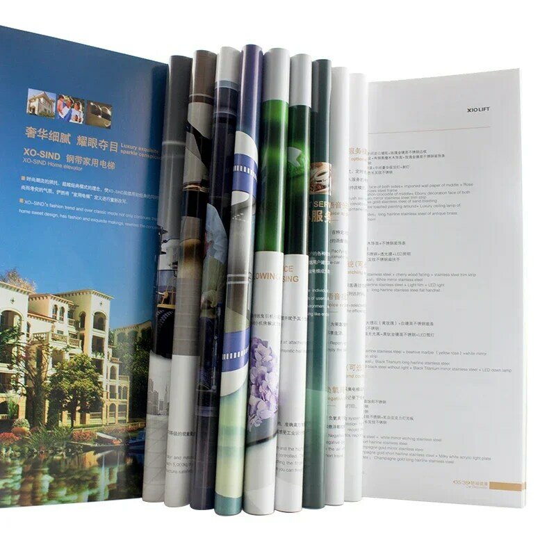 Kunden spezifisches Produkt. hangzhou Fabrik kunden spezifisches Design Drucks ervice Flyer Broschüre Broschüre, Promotion Katalog druck