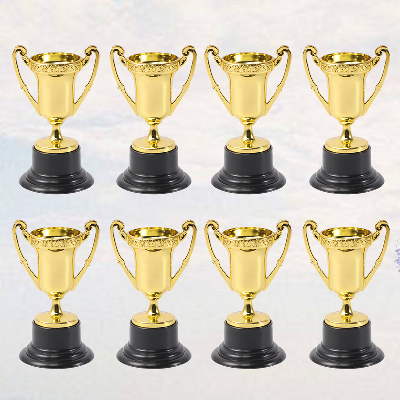 Miniature Toys Plastic Student Sports Award Trophy with Base Reward Competitions Children for Game Kindergarten