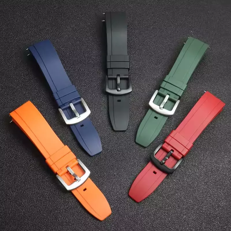 Premium Silicone Watch Band Quick Release Rubber Watch Strap 20mm 22mm Watch Strap Watch Replacement Watchband