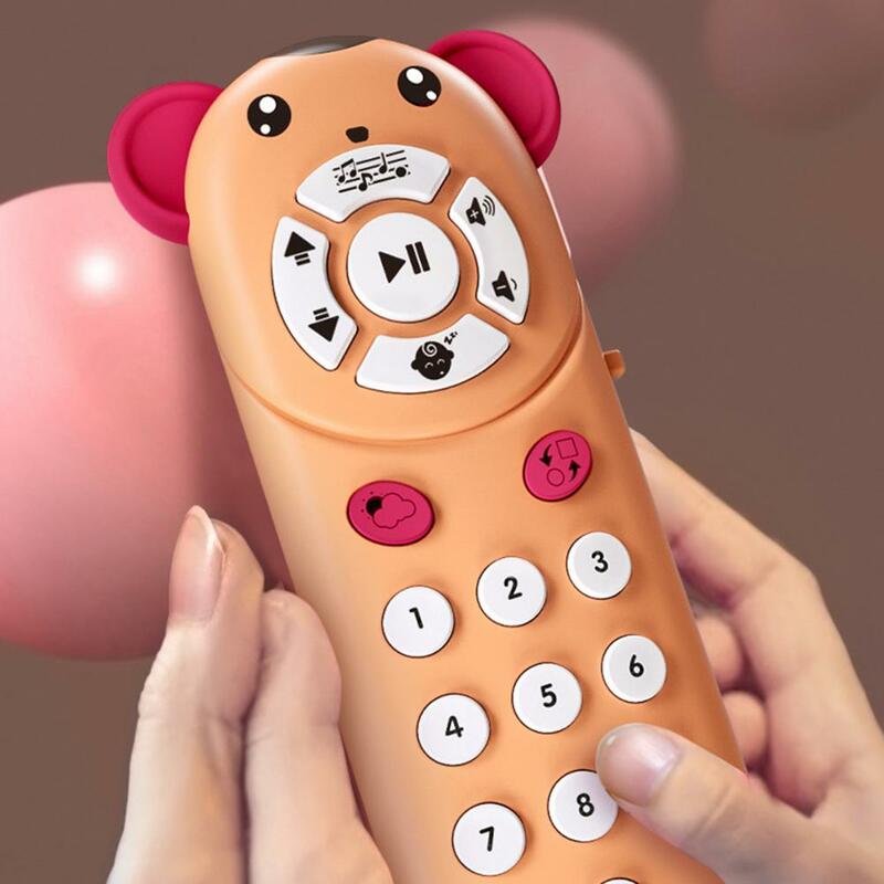 Mainan bahan plastik kualitas tinggi hadiah simulasi mainan ponsel musik bayi ramah lingkungan aman untuk anak laki-laki perempuan mudah digenggam untuk bayi