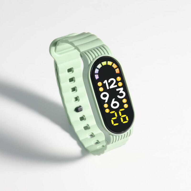 Accesorio de reloj de pulsera diario, reloj Digital LED multifunción, reloj electrónico para niños, decoración