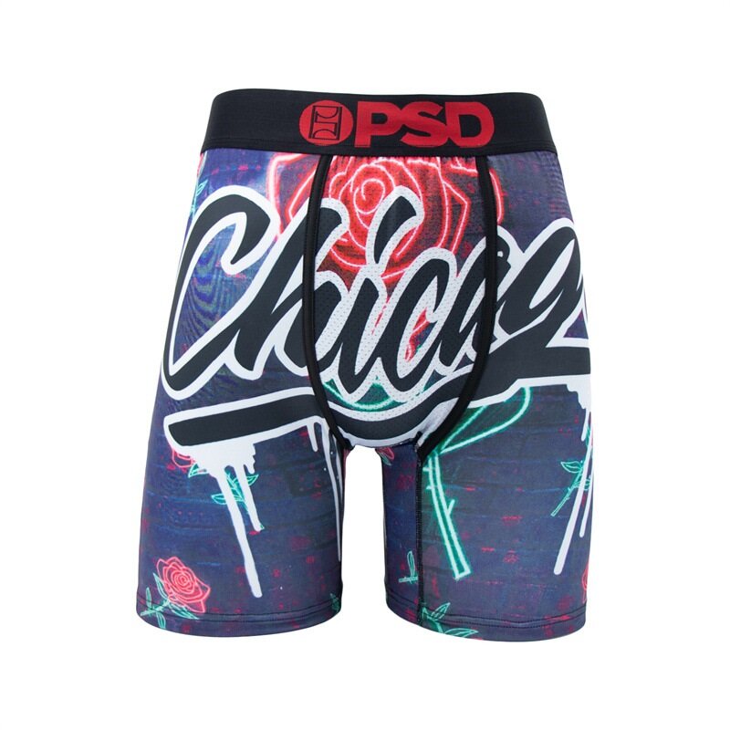 Mens Boxer Lace Silk Sexy Underwear Soft Long Shorts Sissy Beach Underpants Male Panties 3D Pouch Shorts Underwear Pants Short