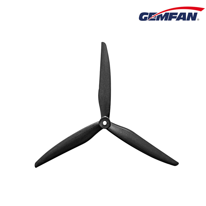 Gemfan-Nylon Propeller Prop para Multirotor, 3-Blade Fibra De Vidro, 10 ", 10", 2CW + 2CCW, 2 Pares, 1050, 10X5X3