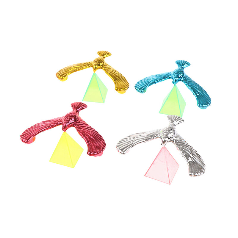 놀라운 균형 독수리 새 장난감 매직 유지 균형 홈 오피스 재미 학습 개그 장난감 아이 선물, 2 개