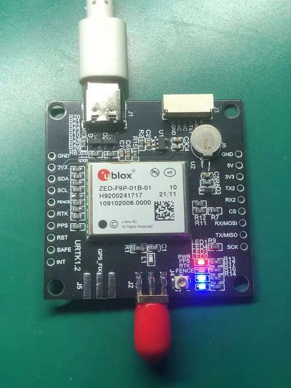 1PCS ZED-F9P-01B-01 RTK differential centimeter-level positioning module GPS navigation module new supply receiver GNSS board