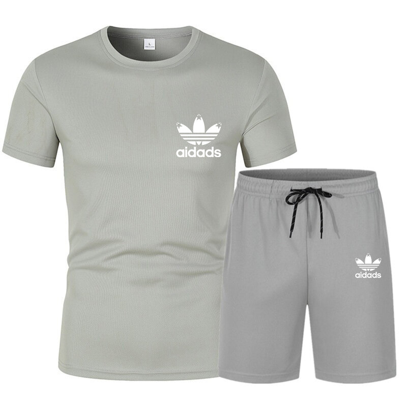T-shirt à manches courtes et short de sport pour hommes, survêtement coréen, vêtements décontractés, ensembles de joggeurs, mode d'été
