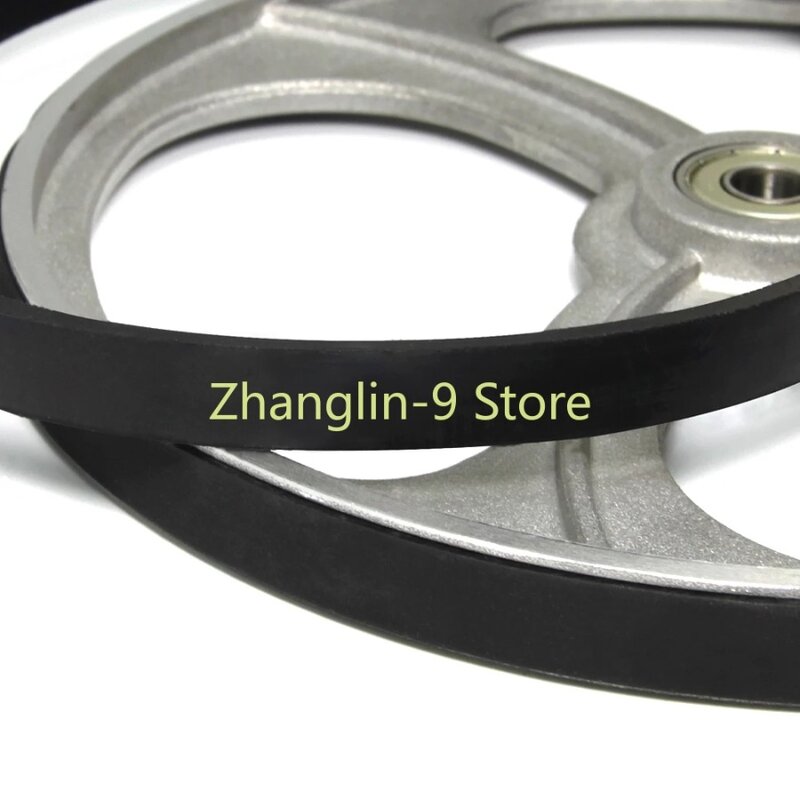 2 buah Bandsaw karet gelang untuk 8 "1425mm 9" 1570 12 "2240mm 14" 2560mm WoodWorking Band gergaji ban gulir baru