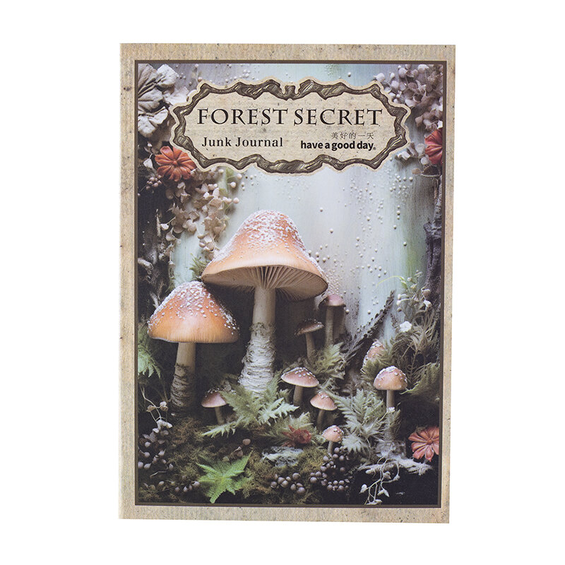 ورقة رسالة سلسلة عالم الغابات السري ، حزمة مواد البساطة الإبداعية ، وسادة مذكرة ، 6 حزم لكل مجموعة
