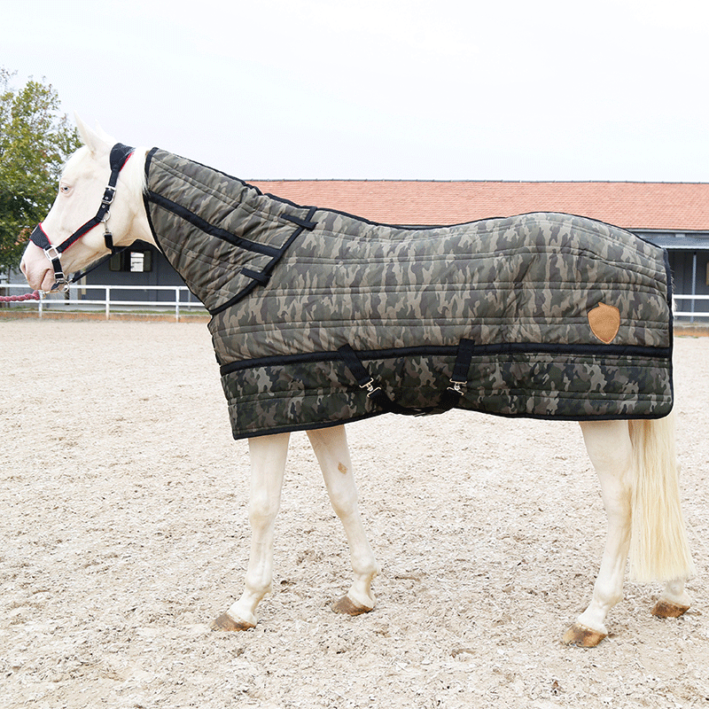 3XS coperta invernale lunghezza posteriore 70cm tappeto per cavalli s con tessuto colorato per prevenire il morso dai cavalli tappeto per scuderia per cavalli