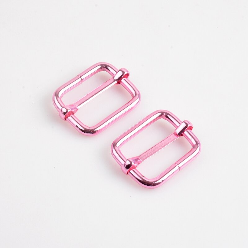 Hebilla de ajuste rosa claro, 10 piezas, hebilla deslizante para bolso, hardware de bricolaje