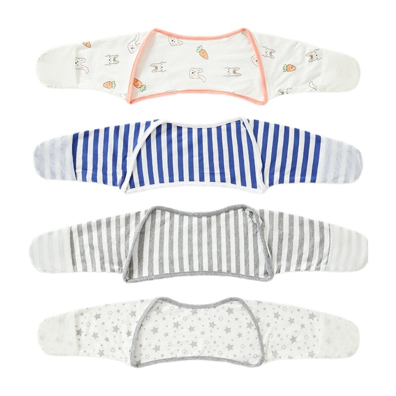 Verstellbare Anti-Schreck-Handschuhe, bequemer Handschutz aus Baumwolle für Babys