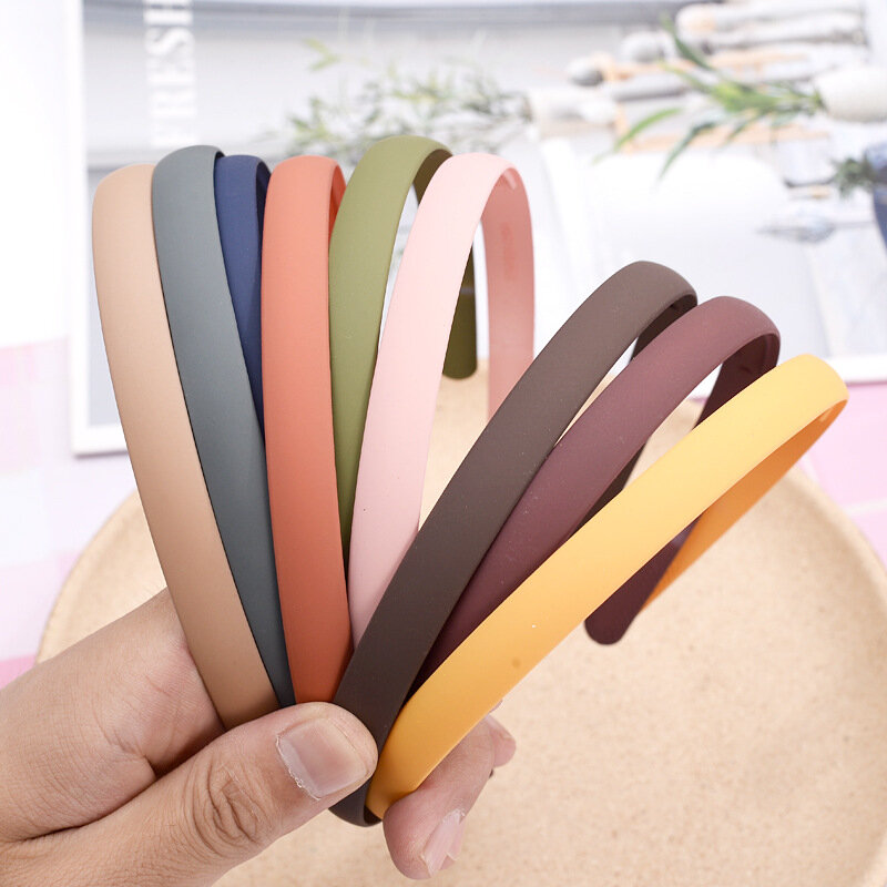 2023 New Fashion Frosted Solid Color Braid Headband Hairband Hair Accessories Headwear