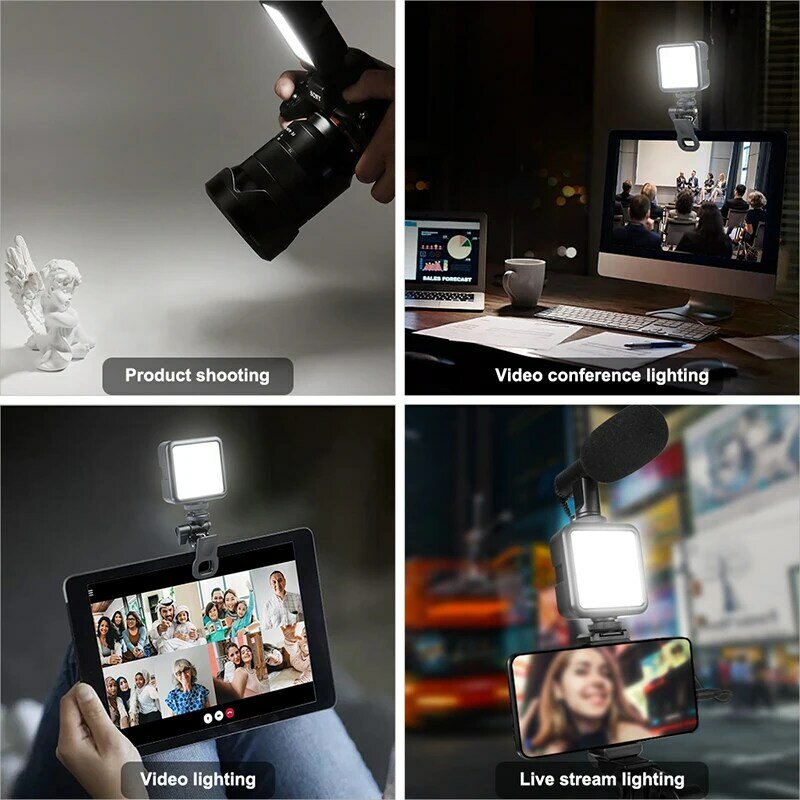AKIMID-modelo de Amistad Pocke tFill Light, Mini teléfono móvil, luz en vivo, cámara t49 led, luz de belleza en vivo