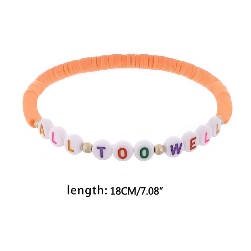 Bracelets d'amitié pour enfants pour filles Lettre Perles Bracelets Bracelets mignons extensibles Faire semblant de jouer perlés