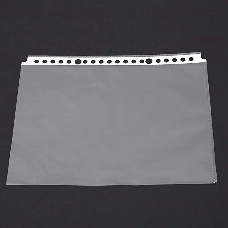 Упаковка из 600 прозрачных перфорированных карманов A5-пластиковые полипропиленовые папки